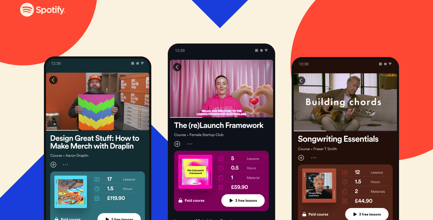 Spotify Starts Testing Video-Based Learning Courses in Markets Like the UK