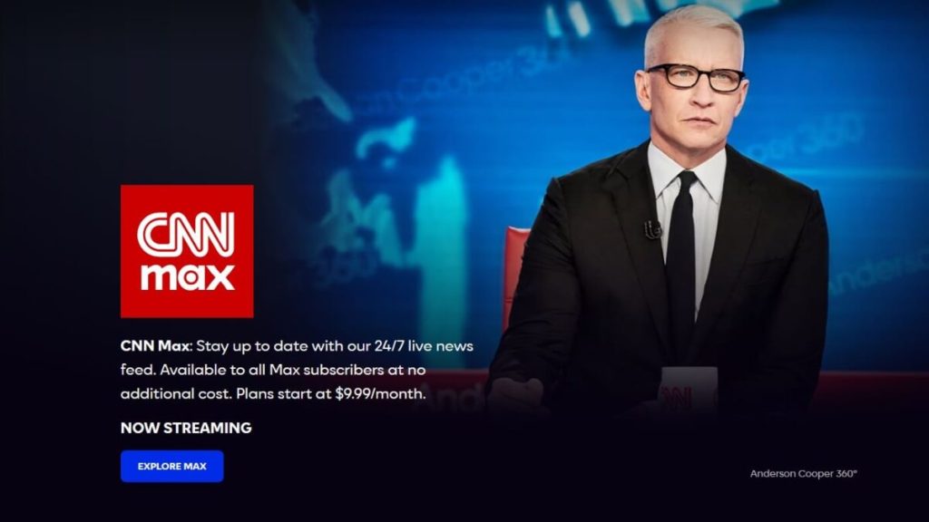 CNN Max Launches In An Open Beta In The U.S. Offering 24/7 Live News&nbsp;Streaming