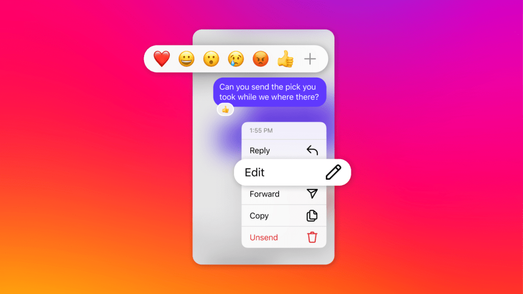 Instagram Updates: Edit Messages, Pin Chats and&nbsp;More