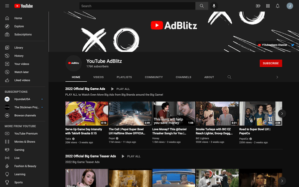 Super Bowl AdBlitz: YouTube is where the fans&nbsp;are