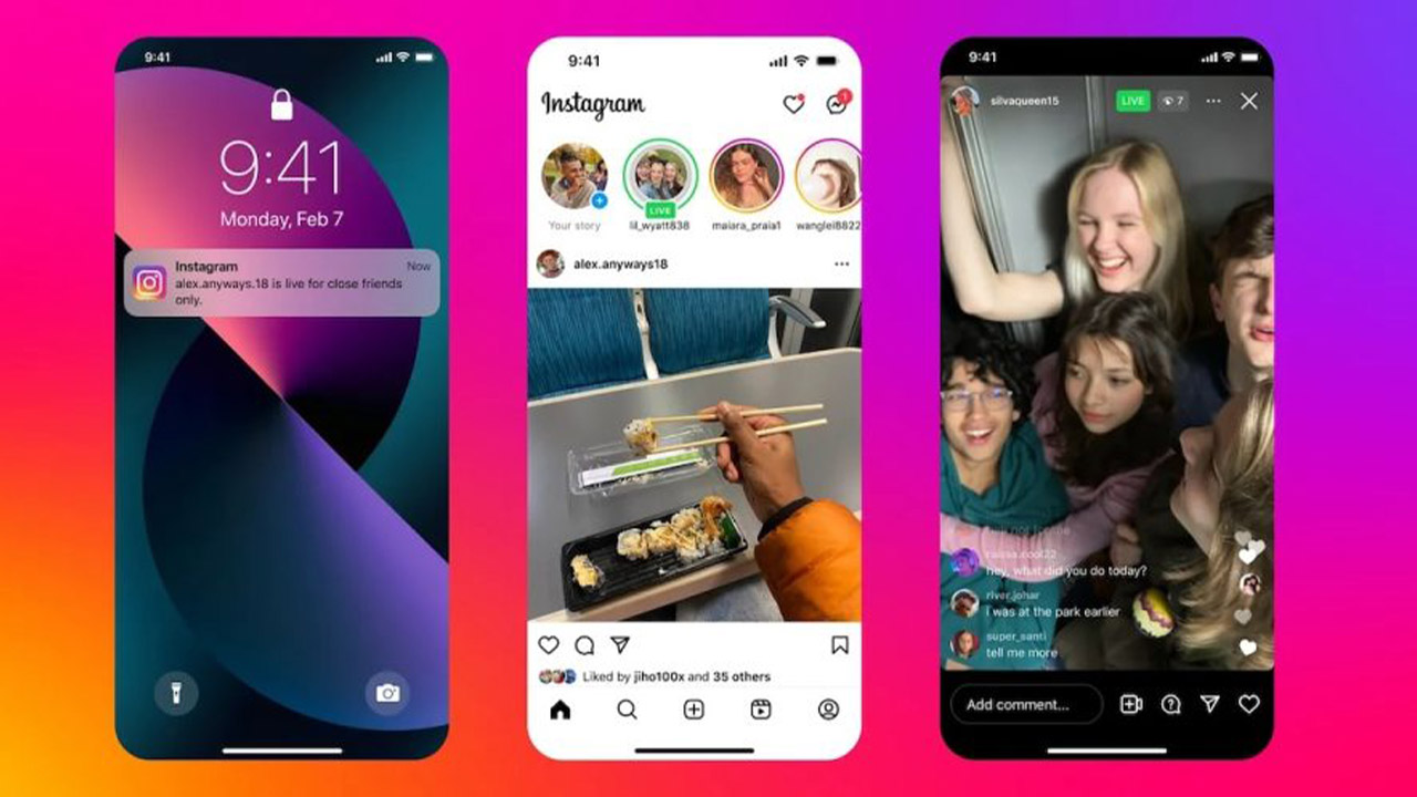 Instagram Adds Live Streams for Close Friends Only