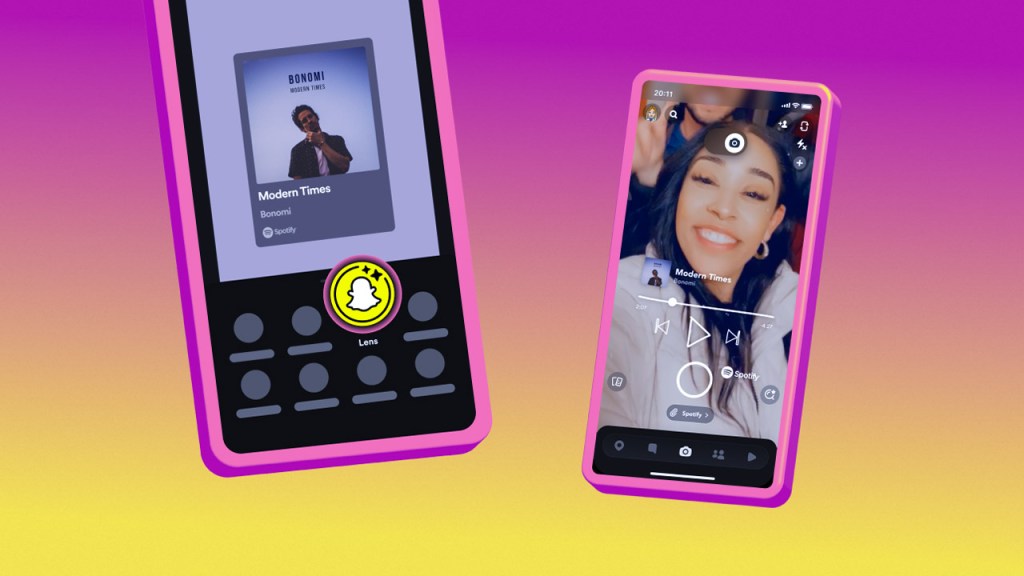 Raise Your Snapchat Game With Spotify’s New Snapchat Sharing&nbsp;Lens