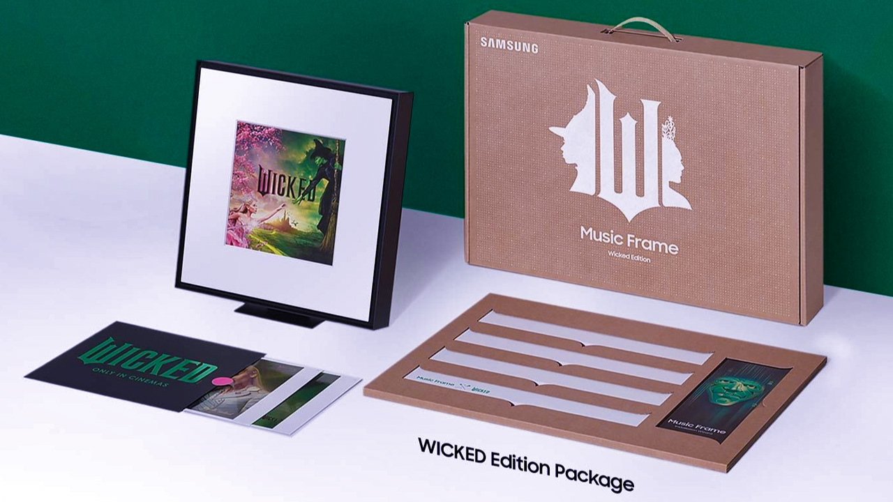 Samsung Partners with Universal Pictures on Exclusive Music Frame WICKED Edition